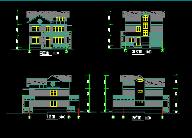 136ƽ�����㵥�Ҷ�Ժʽ�������ͼ