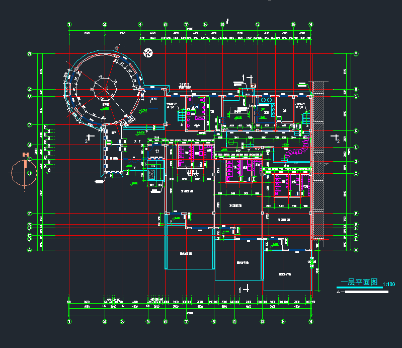 ĳ�����׶�԰��ѧ¥����ʩ��ͼ