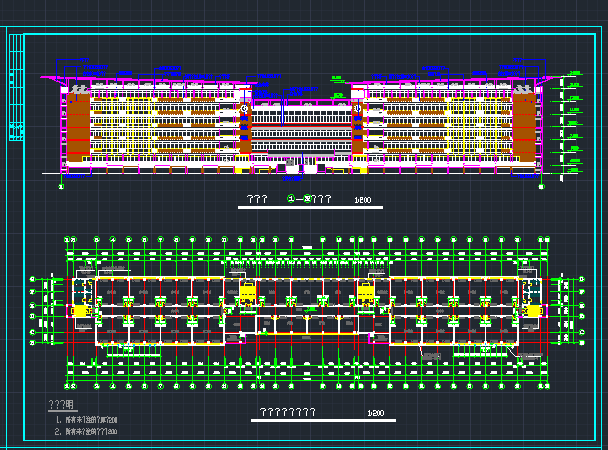 ĳѧУ�����ܽṹ��ѧ¥����ʩ��ͼ