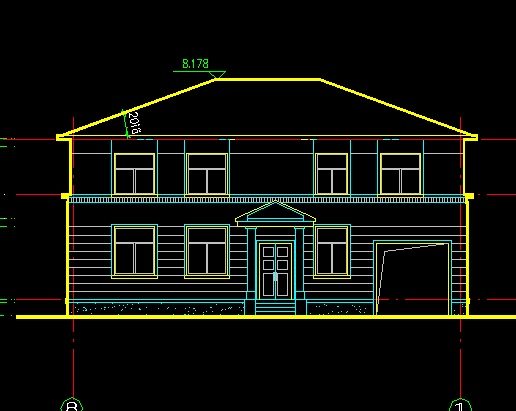 174.7ƽ���׶���ũ��סլ�������ͼֽ