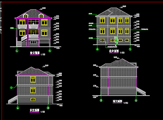 165ƽ��������ũ�ӷ�����ʩ��ͼ