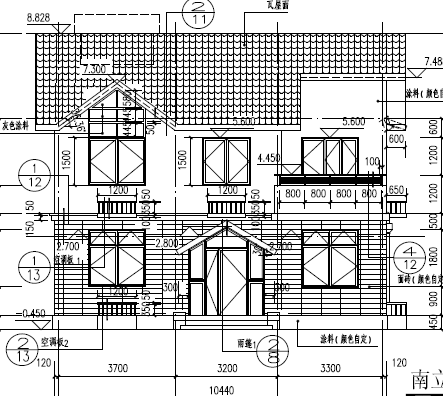 80ƽ���׶����������ʩ��ͼֽ