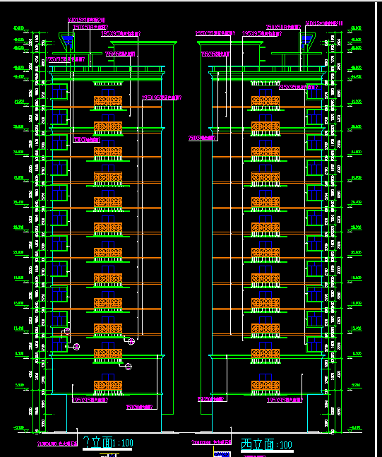 ʮ������ҵ�ۺ�¥����ʩ��ͼֽ