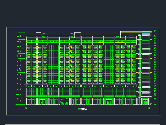 ʮ�����ܽṹ�ۺ�¥����ʩ��ͼ