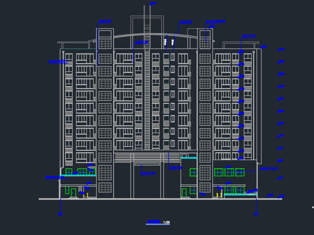 ʮһ����ס¥����ʩ��ͼ