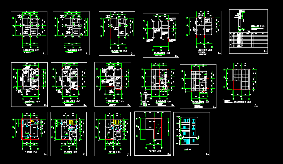 �Ĳ�ũ��סլ�ṹʩ��ͼֽ