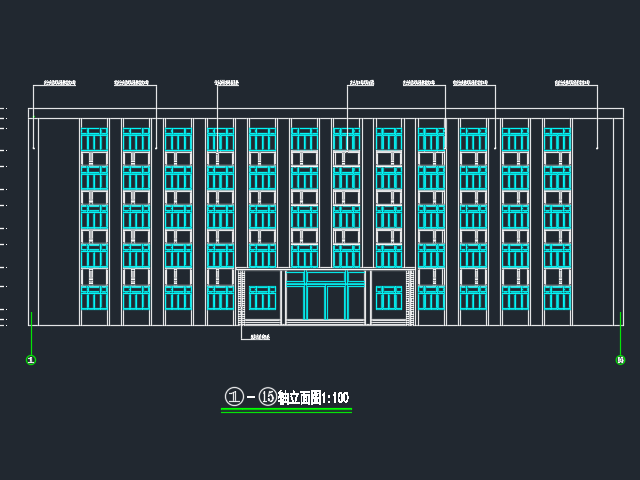 4435.55ƽ�����ֿ�ܽṹ�칫¥�����ṹ���ͼ