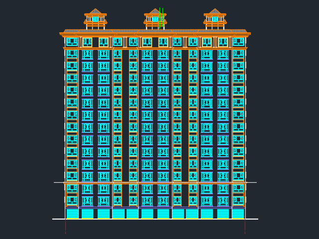 �߲�סլ¥�����ṹȫ�����ͼ����ˮ��ů��