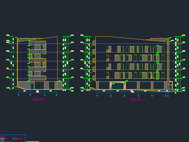 2178.32ƽ�׿�ܽṹ��㹫Ԣ¥�����ṹʩ��ͼ����ˮ��ů��