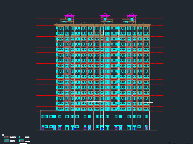 ĳ�߲���ס¥�����ṹʩ��ͼ����ˮ��ů��
