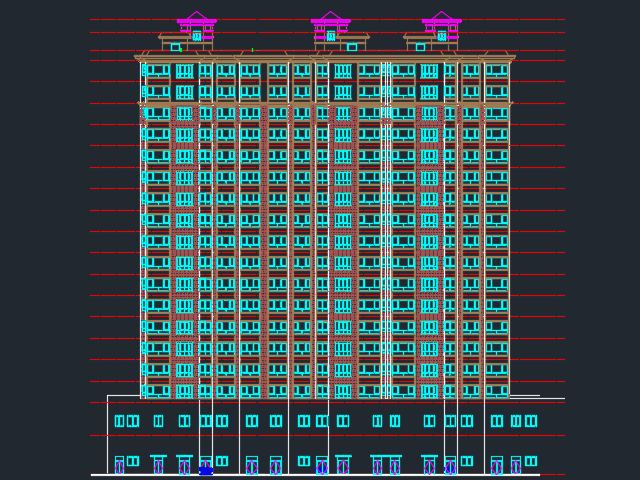 ĳ��ס¥�����ṹʩ��ͼ����ˮ��ů��