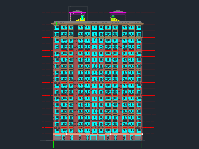 ĳ�߲���ס¥�����ṹʩ��ͼ����ˮ��ů��