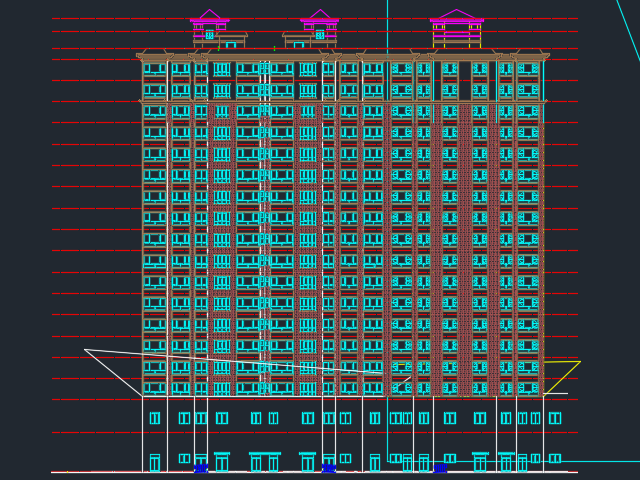 ĳ��ס¥�����ṹʩ��ͼ����ˮ��ů��