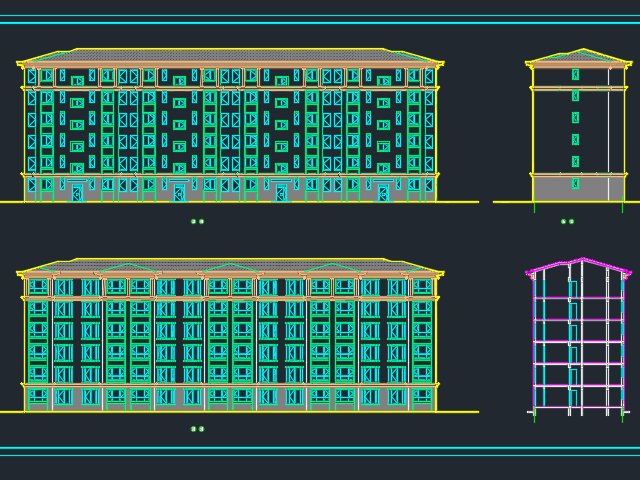 ����סլ¥�����ṹʩ��ͼ����ˮ�磩