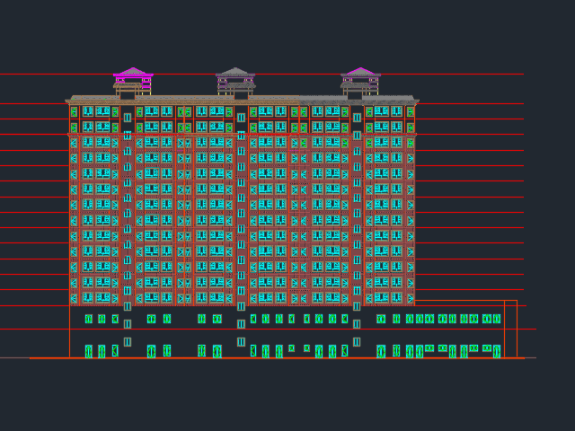 �߲���ס¥�����ṹʩ��ͼ����ˮ��ů��