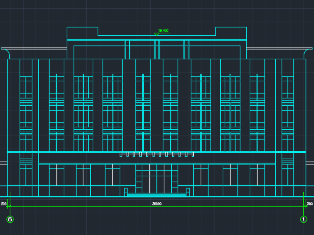 ����ܽṹ�칫¥����ʩ��ͼ