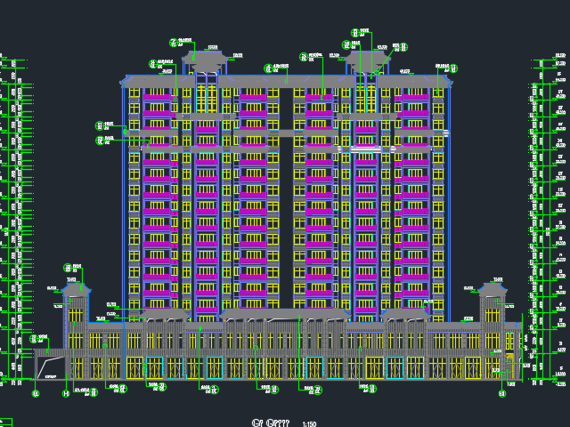 �߲���ʽ�ԳƲ��ֿ���ṹסլ¥����ʩ��ͼֽ