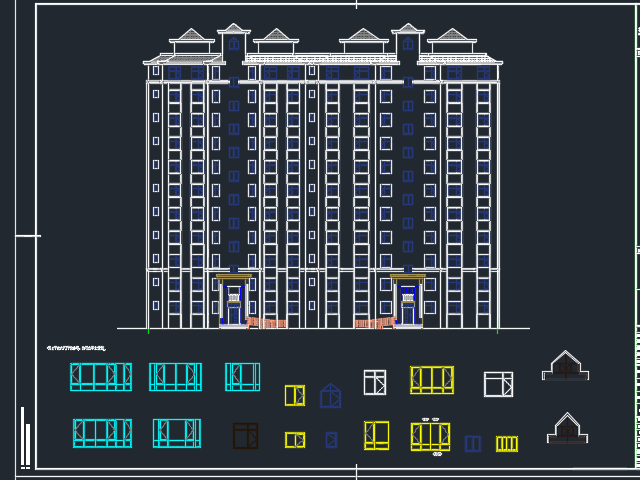 ʮһ�����ǽ�ṹסլ¥����ʩ��ͼ