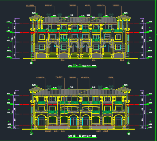 ����ׯ԰ʽ���ű�������ʩ��ͼ����Ч��ͼ��