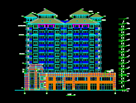 ����ṹ��ʽש������סլ¥����ʩ��ͼֽ