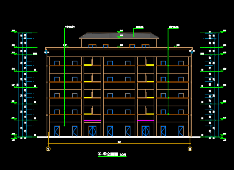 ĳ��������¥�����ṹʩ��ͼ����ˮ�磩