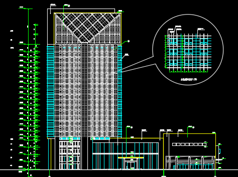 ��ʮһ����Ͳ��ṹ�Ƶ꽨��ʩ��ͼֽ