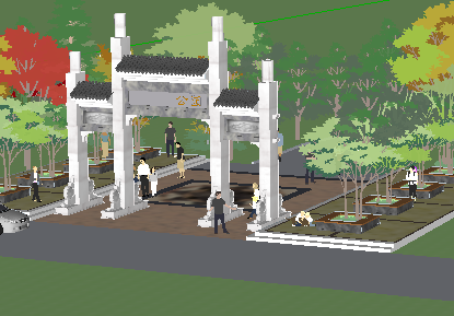 ʽ԰Ʒ¥SketchUpģ