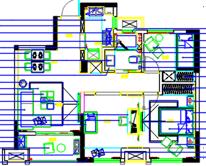 85ƽִ巿װʩͼCAD+ʵͼ