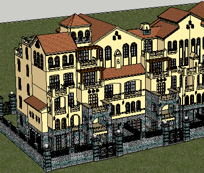 ŷʽ԰󷿱SketchUpģ