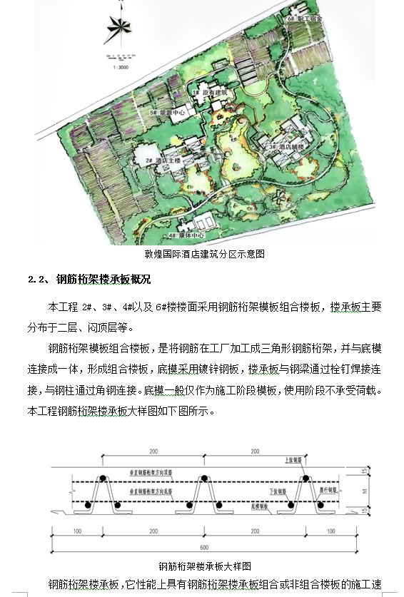 酒店钢结构钢筋桁架楼承板专项施工方案 22P