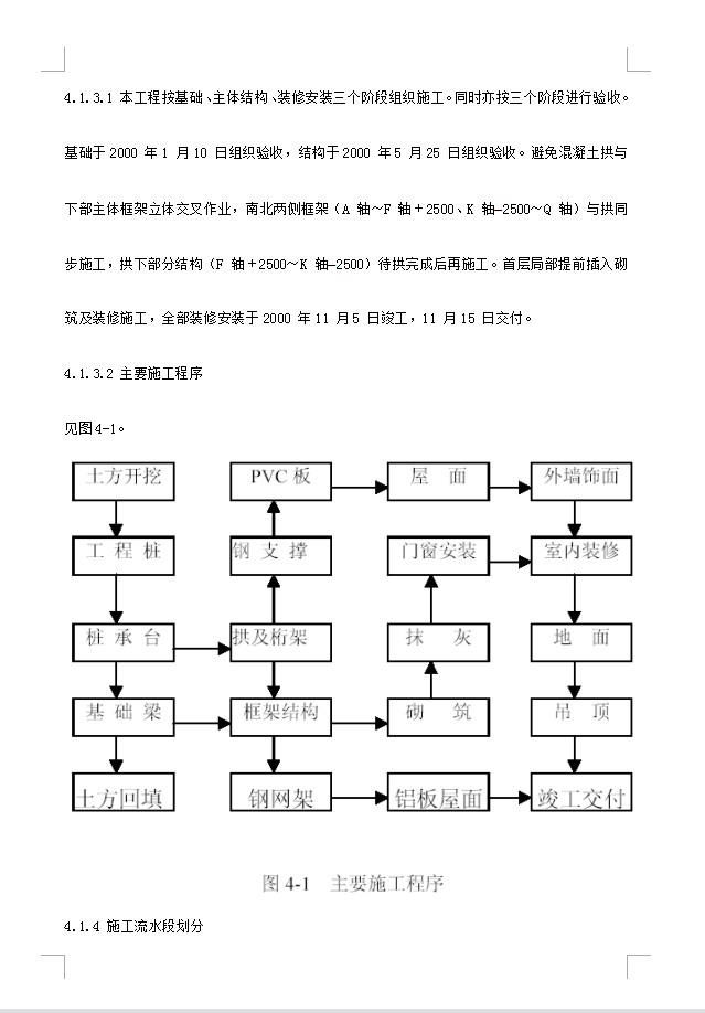 框架结构综合体育中心施工组织设计 291P
