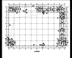 -2+2框架结构国际邮局结构施工图