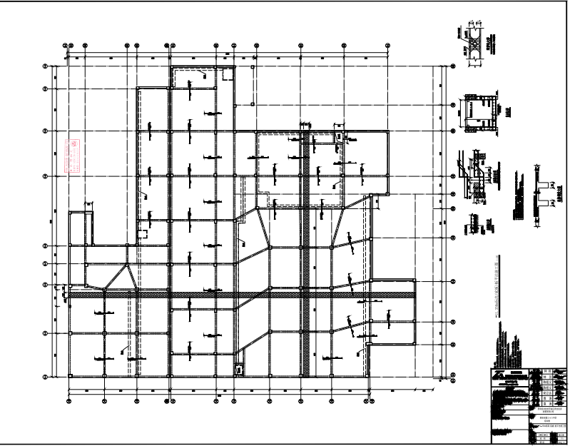 -2+4层框架结构综合楼结构施工图