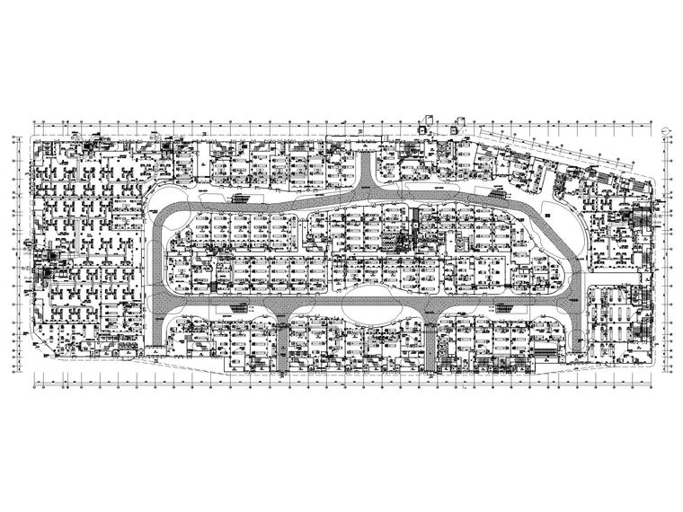 大型商业广场暖通施工图_含冷热源_大样图