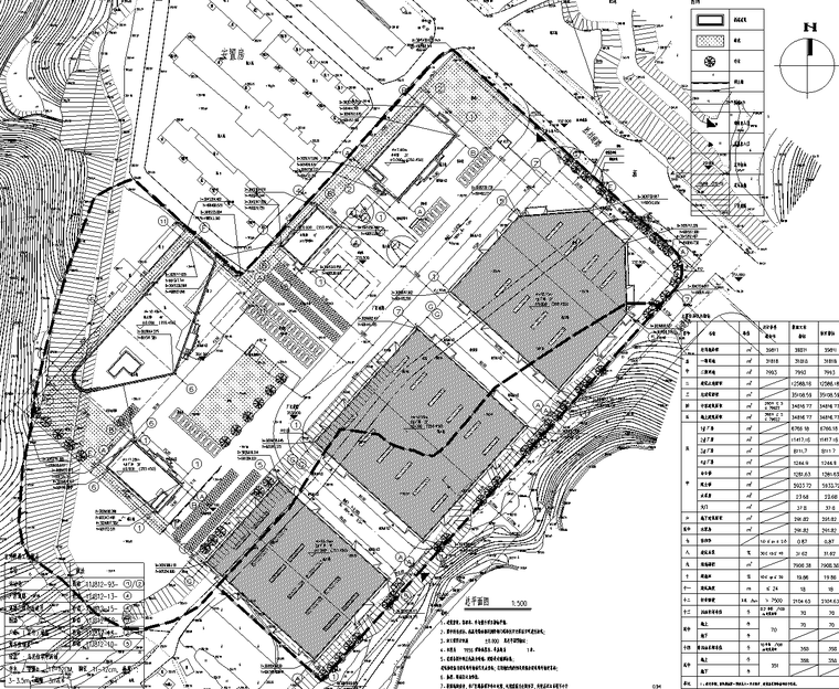 锂电池厂房及办公建筑全套施工图