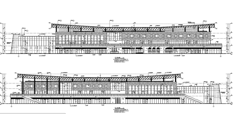 产业园区服务中心全套建筑施工图