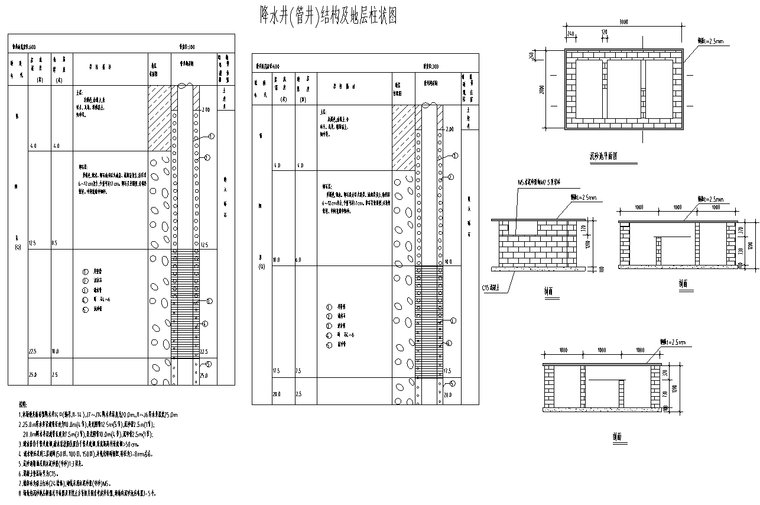 2026 幼儿园项目基坑降水及基坑支护工程图