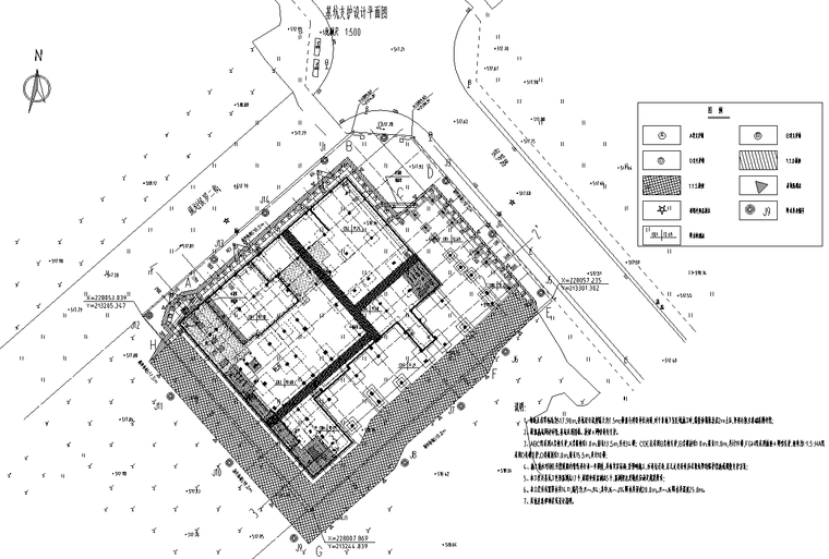2026 幼儿园项目基坑降水及基坑支护工程图